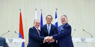 Կատարուեցաւ Հայաստանի, Կիպրոսի եւ Յունաստանի նախարարներու հանդիպում՝ Կիպրոսի մէջ