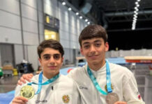 Χρυσό μετάλλιο για τον Χάμλετ Μανουκιάν στο Παγκόσμιο Κύπελλο Ενόργανης