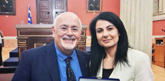 Τιμητική διάκριση για την Άντζελα Αταμπεκιάν από το Πανεπιστήμιο Αθηνών